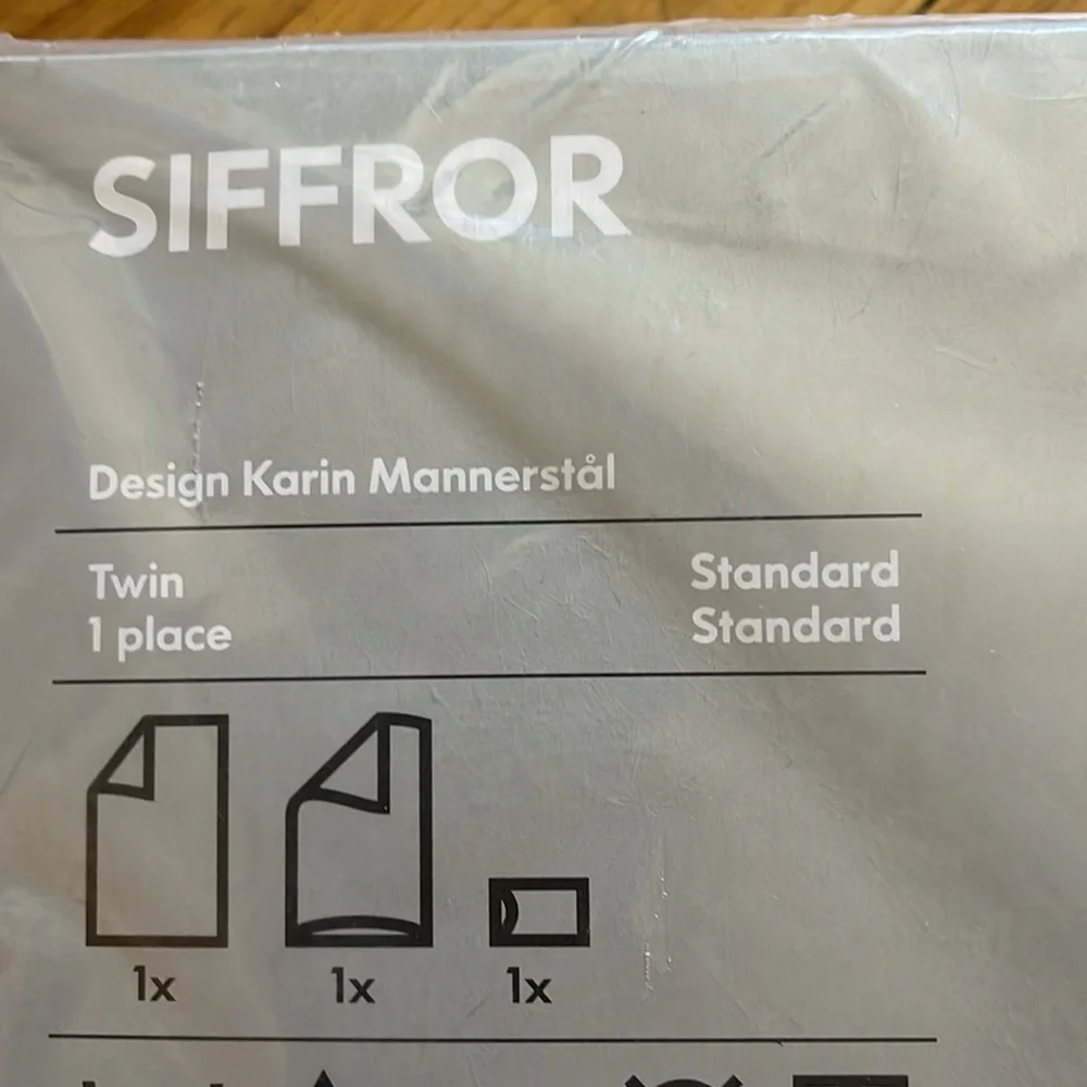 NEW IKEA number theme 3 piece twin sheets